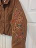 Coldwater Creek 97% Cotton 3% Spandex 100% Polyester Brown Jacket Size M - photo 5