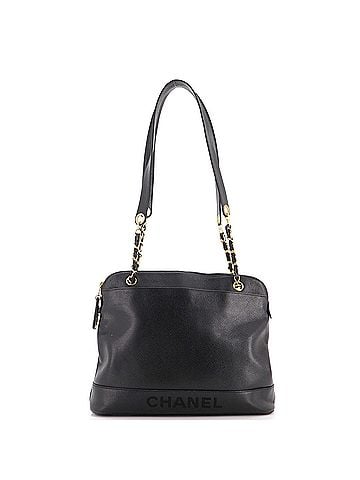 Chanel Vintage Zipped Chain Tote Caviar Medium (view 1)