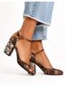 Bettye Muller Animal Print Brown Heels Size 8 - photo 8