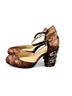 Bettye Muller Animal Print Brown Heels Size 8 - photo 9