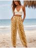 Ulla Johnson Stripes Gold White Casual Pants Size 2 - photo 6