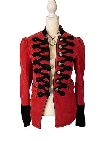 Free People Seamed and Structured Military Marching Band Blazer (view 1)