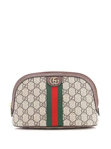 Gucci Ophidia Cosmetic Case GG Coated Canvas Large (view 1)