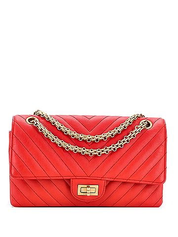 Chanel Reissue 2.55 Flap Bag Chevron Sheepskin 225 (view 1)