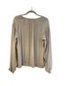 Gap Ivory Long Sleeve Blouse Size M (tall) - photo 2
