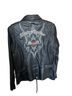 Harley Davidson 100% Leather Black Blazer Size L - photo 2