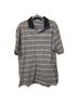 PETER MILLAR 100% Cotton Stripes Black White Green Active T-Shirt Size L - photo 1