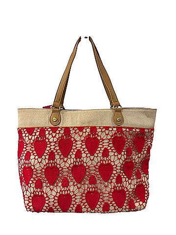 Betsey Johnson Lacey Heart Tote (view 2)