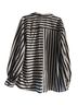 Maeve Stripes Black White Button-Down Shirt Size 1X - photo 2