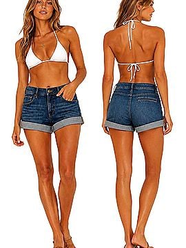 Pilcro Denim Shorts (view 2)