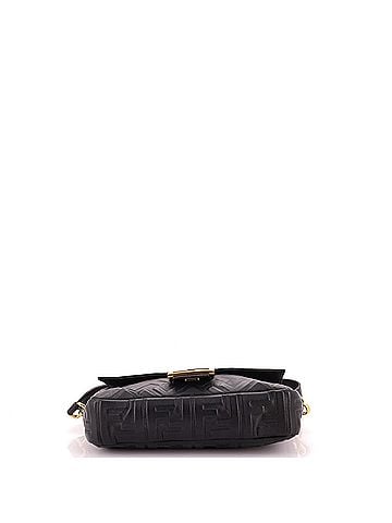 Fendi Baguette NM Bag Zucca Embossed Leather Medium (view 2)