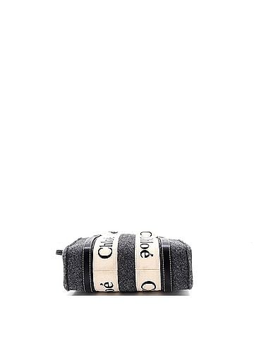 Chloé Woody Tote Recycled Felt with Leather and Canvas Small (view 2)