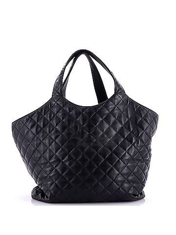 Saint Laurent Icare Shopping Tote Quilted Leather Maxi (view 2)
