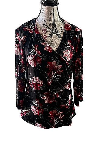 Tahari Long Sleeve Blouse (view 1)