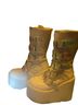 Demonia White Boots Size 8 - photo 2