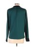 BCBGMAXAZRIA 100% Polyester Teal Bcbgmaxazria Long Sleeve Blouse Size S - photo 2