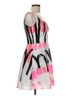Milly 100% Polyester Graphic Pink Milly Cocktail Dress Size 6 - photo 3