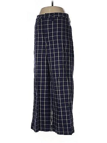 Madewell Madewell Emmett Wide-Leg Crop Pants in Gingham Check (view 1)
