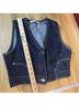 Zara Blue Denim Vest Size S - photo 6