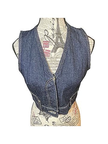 Zara Denim Vest (view 1)