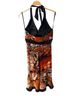 Cache 100% Silk Floral Multi Color Cocktail Dress Size 4 - photo 2