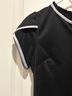 Monteau Black Short Sleeve Blouse Size S - photo 4