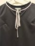 Monteau Black Short Sleeve Blouse Size S - photo 5