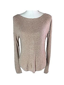 Express Round Neck Ribbed Knit Long Sleeve Pullover Sweater Pullover Sweater (view 1)