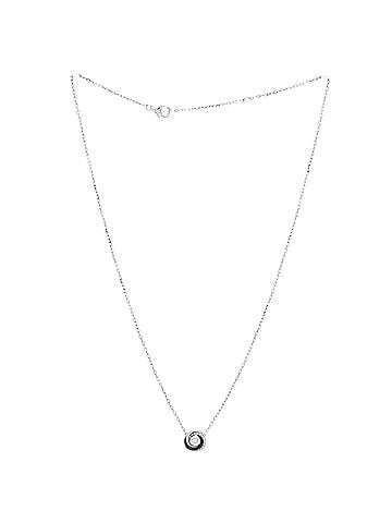 Cartier Trinity Diamond Pendant Necklace 18K White Gold with Diamonds and Ceramic (view 2)