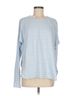 Frank & Eileen Stripes Blue Long Sleeve Blouse Size M - photo 1