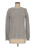 J. McLaughlin 100% Cotton Metallic Gray J. Mc Laughlin Pullover Sweater Size M - photo 1
