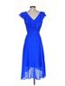 DKNY 100% Polyester Blue Dkny Cocktail Dress Size 4 - photo 2