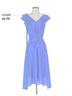 DKNY 100% Polyester Blue Dkny Cocktail Dress Size 4 - photo 5