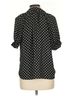 Max Studio 100% Polyester Polka Dots Black Max Studio 3/4 Sleeve Blouse Size L - photo 2