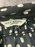 Max Studio 100% Polyester Polka Dots Black Max Studio 3/4 Sleeve Blouse Size L - photo 6