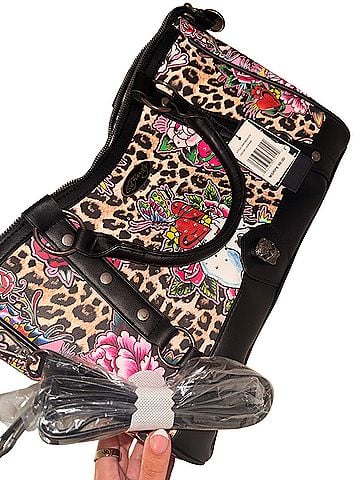 Ed Hardy Ed Hardy Leather Satchel (view 1)