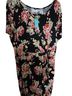 Maurices Floral Black Multi Color Casual Dress Size XXL - photo 1