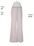 Theory Color Block Purple Theory Wool Pants Size 8 - photo 5