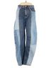 Gap 100% Cotton Color Block Blue Gap Jeans Size 27 waist - photo 1