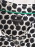 Talbots Floral Black White Sleeveless Button-Down Shirt Size 4 - photo 3