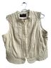 BCBGMAXAZRIA 100% Leather Ivory Vest Size S - photo 1