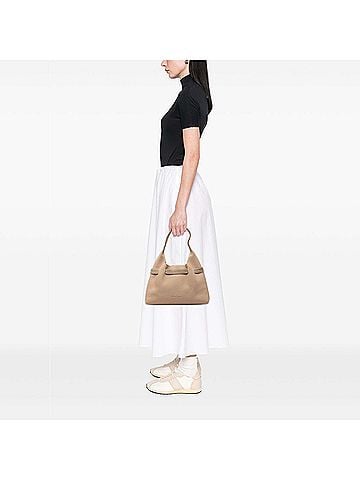 Salvatore Ferragamo Grained Leather Shoulder Bag (view 2)