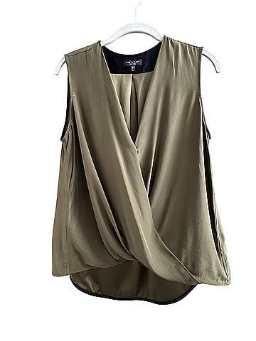 Rag & Bone Victor Sleeveless Silk Top (view 1)