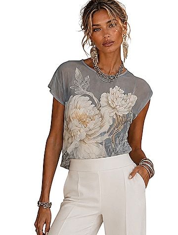 Anthropologie Short Sleeve Blouse (view 1)