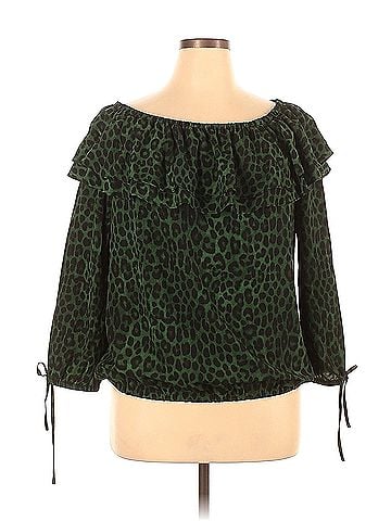 MICHAEL Michael Kors Michael Michael Kors Long Sleeve Blouse (view 1)