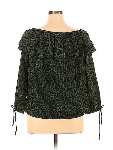 MICHAEL Michael Kors Michael Michael Kors Long Sleeve Blouse (view 2)