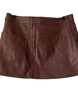 We the Free Leather Skirt (view 2)