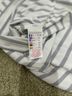 Saint James Stripes White Gray Long Sleeve Top Size 6 - photo 9