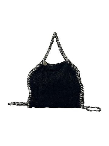 Stella McCartney Stella McCartney Falabella Eco-Leather 2-Way Chain Shoulder Bag/Tote Bag, Black 18301 (view 1)