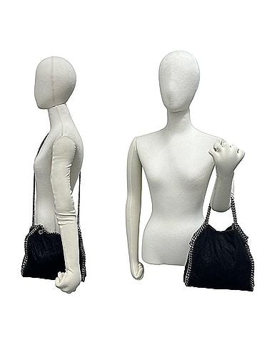 Stella McCartney Stella McCartney Falabella Eco-Leather 2-Way Chain Shoulder Bag/Tote Bag, Black 18301 (view 2)